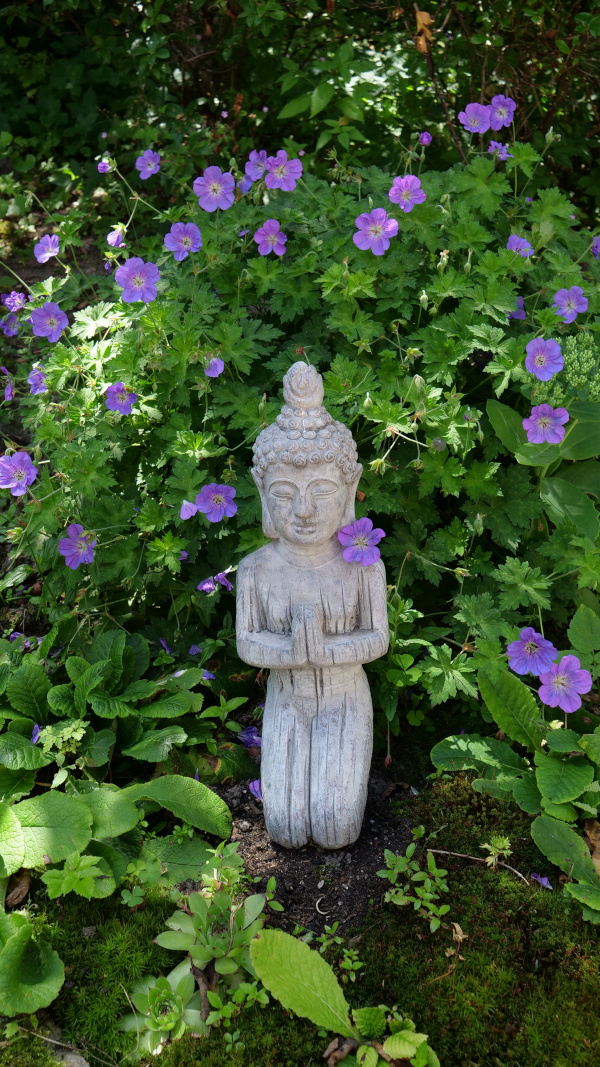 Ein Buddha im Garten